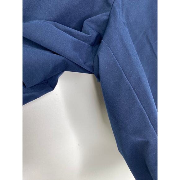 J. Crew Factory 9" Inseam Navy Blue Tech 100% Polyester Shorts Men's Size 30 - Picture 5 of 9